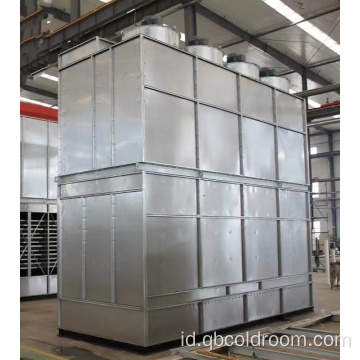 Stainless Steel Tertutup Menara Pendingin Kondensor Evaporatif